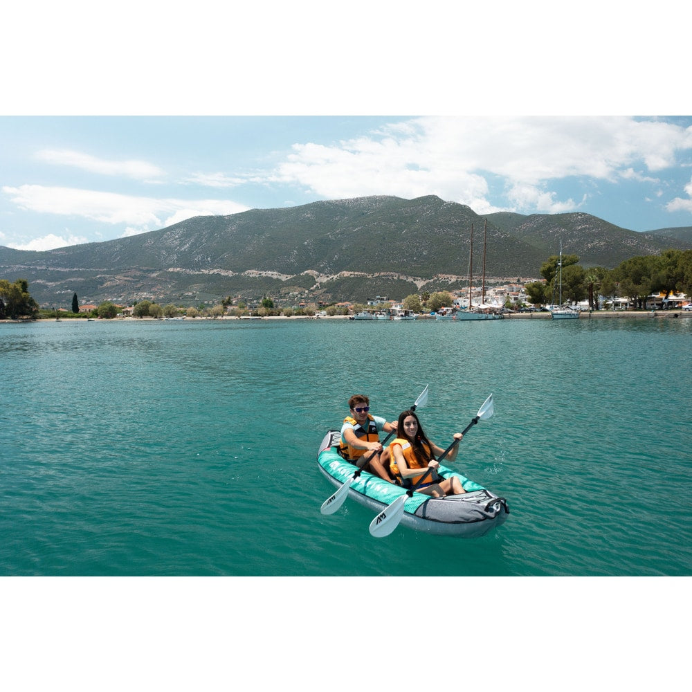 Aqua Marina LAXO 10'6" Inflatable Recreational Kayak | 2-Person, 396 lbs Payload, AQUASHELL Hull