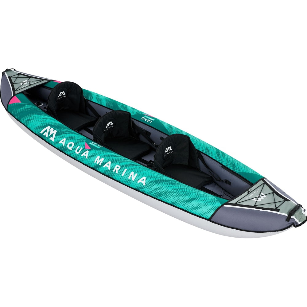 Aqua Marina LAXO 12'6" Inflatable Recreational Kayak | 2+1 Person, 462 lb Payload, AQUASHELL Hull