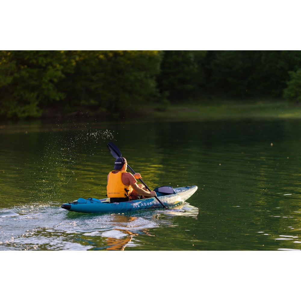 Aqua Marina STEAM 10'3" Inflatable Whitewater Kayak | 1-Person, Drop-Stitch Floor, Class III Ready