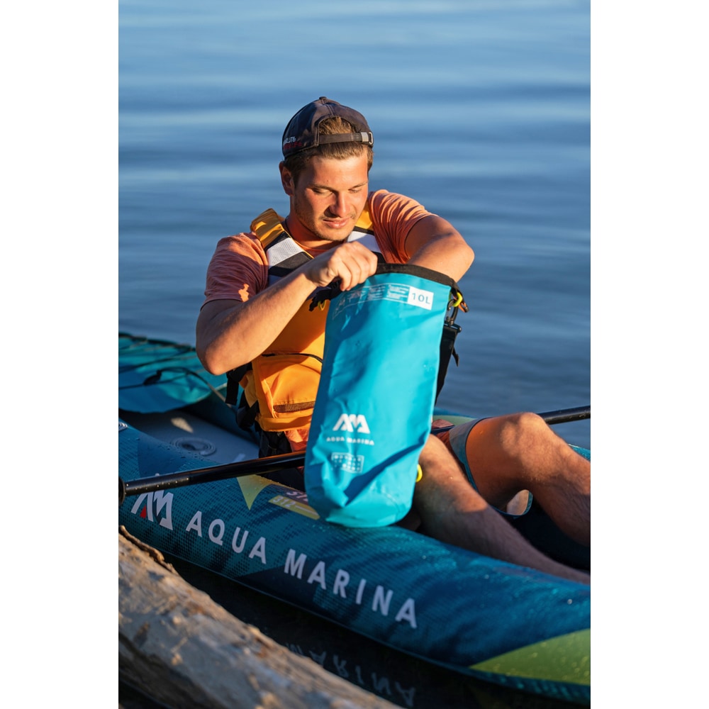 Aqua Marina STEAM 10'3" Inflatable Whitewater Kayak | 1-Person, Drop-Stitch Floor, Class III Ready
