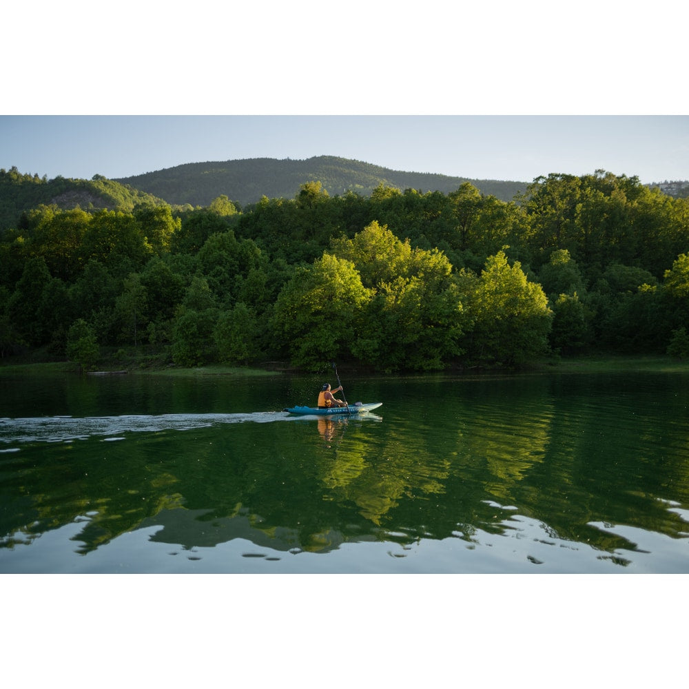 Aqua Marina STEAM 10'3" Inflatable Whitewater Kayak | 1-Person, Drop-Stitch Floor, Class III Ready