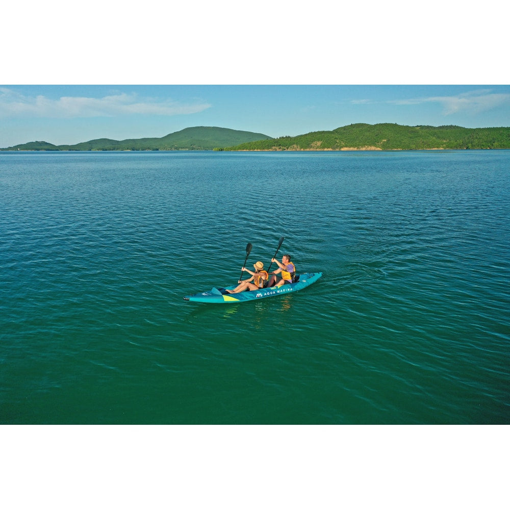 Aqua Marina STEAM 13'6" Inflatable Whitewater Kayak | 2-Person, Drop-Stitch Floor, 396 lb Payload