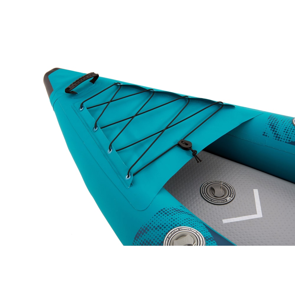 Aqua Marina STEAM 10'3" Inflatable Whitewater Kayak | 1-Person, Drop-Stitch Floor, Class III Ready
