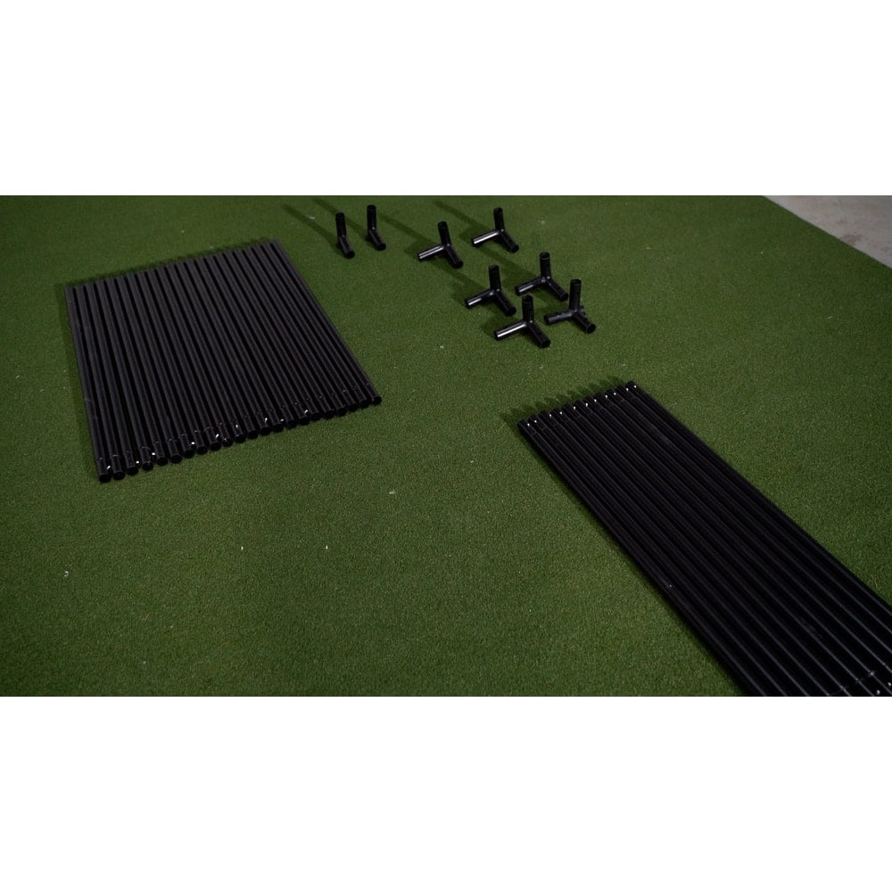 GolfBays SimBox Golf Simulator Enclosure | 7 Sizes, PRO+ Impact Screen & Frame, Side Barriers Included