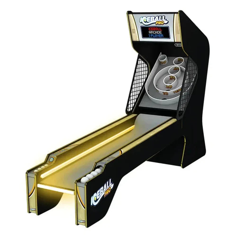 ICE Ice Ball Pro Alley Roller Arcade Game | Skee-Ball Style, RGB LED Lighting, 27 Color Combinations
