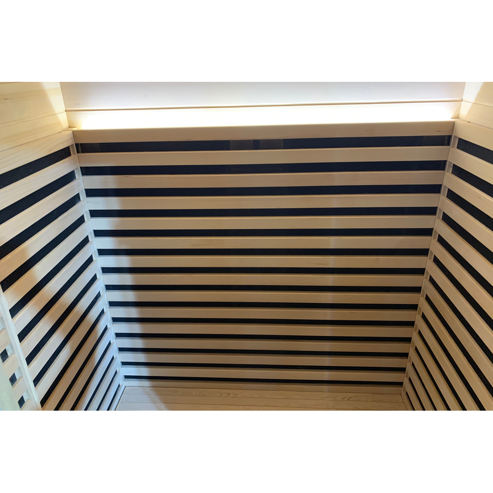 Blisspod Bergen 2-Person Full Spectrum Infrared Sauna | Red Light Therapy, Low EMF, Canadian Hemlock