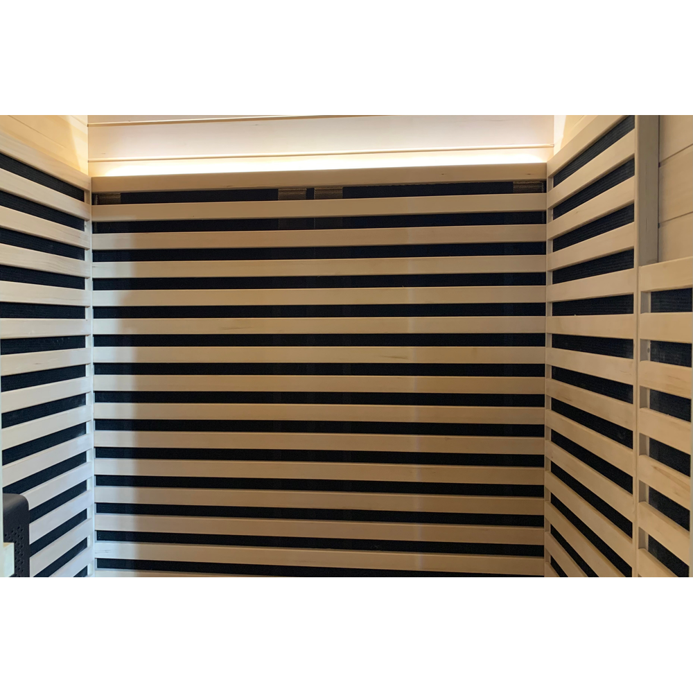 Blisspod Bergen 2-Person Full Spectrum Infrared Sauna | Red Light Therapy, Low EMF, Canadian Hemlock