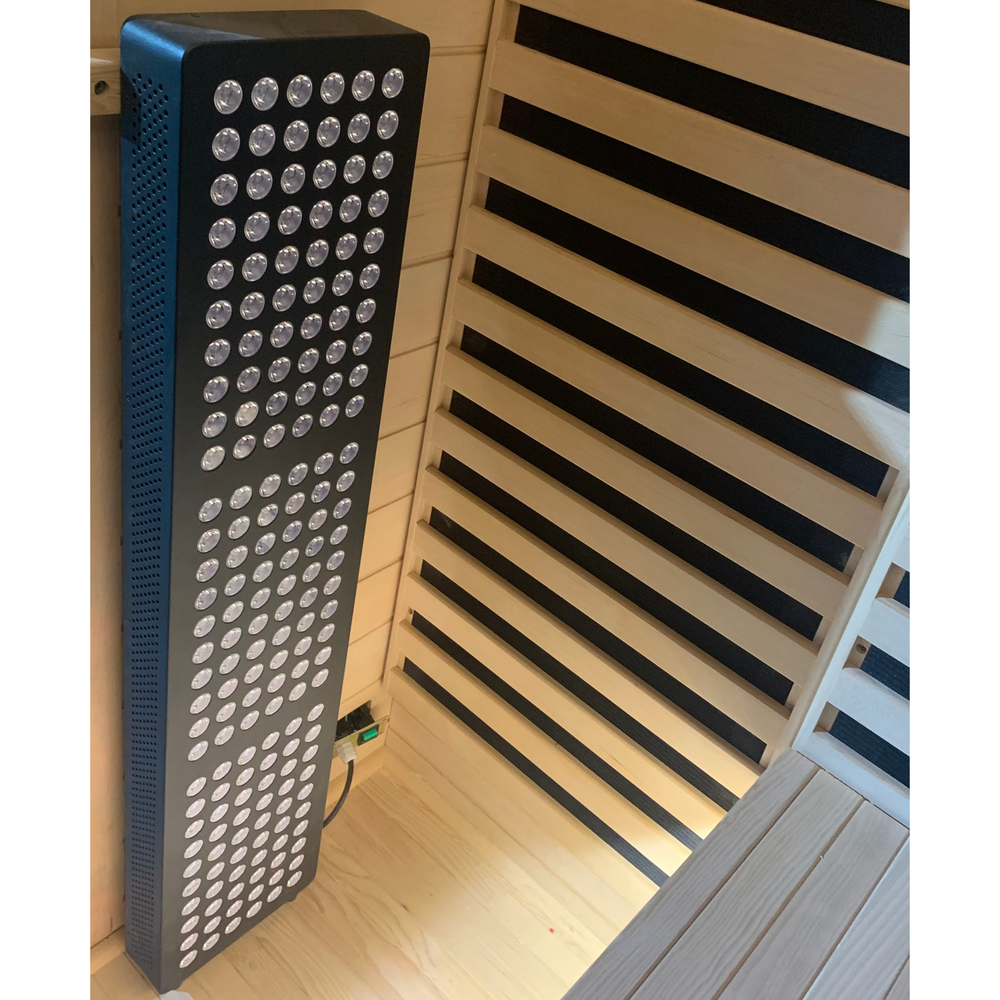 Blisspod Bergen 2-Person Full Spectrum Infrared Sauna | Red Light Therapy, Low EMF, Canadian Hemlock