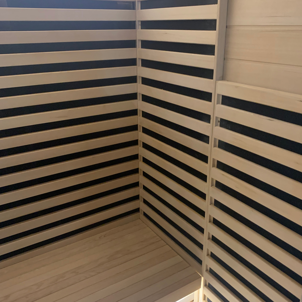 Blisspod Bergen 2-Person Full Spectrum Infrared Sauna | Red Light Therapy, Low EMF, Canadian Hemlock