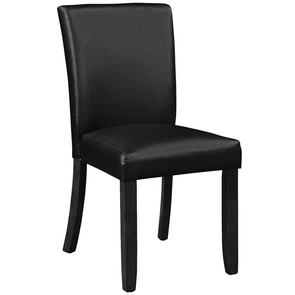 RAM Game Room Dining/Game Chair | Armless Solid Wood Frame, Padded Vinyl Seat, 6 Finishes