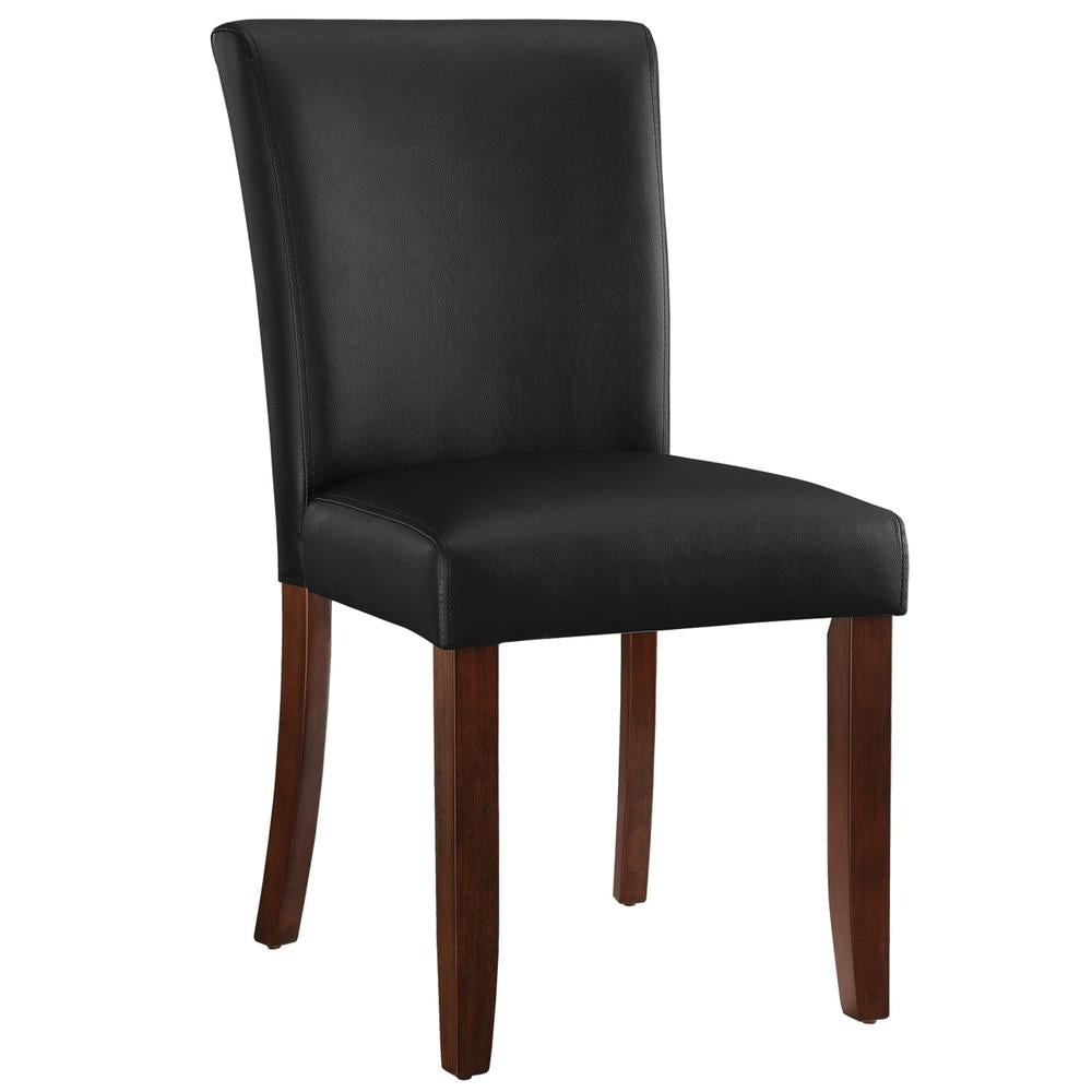 RAM Game Room Dining/Game Chair | Armless Solid Wood Frame, Padded Vinyl Seat, 6 Finishes