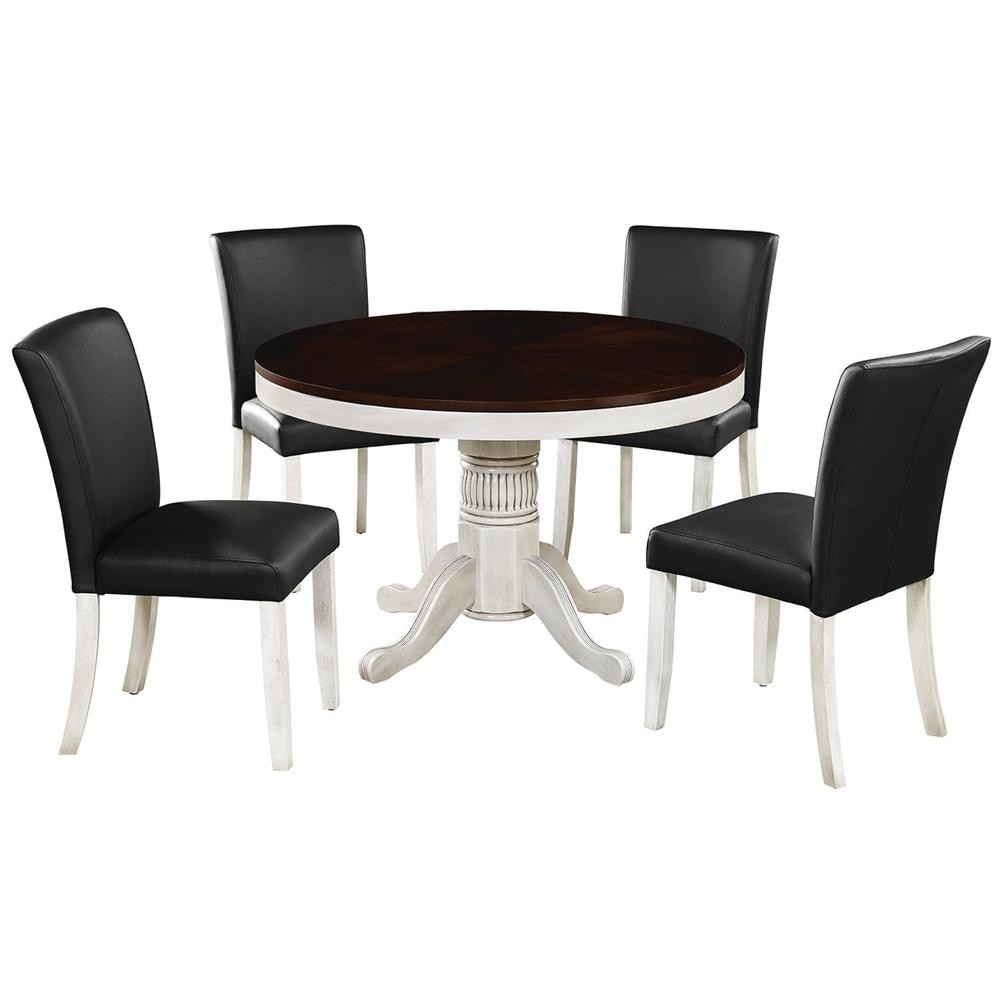 RAM Game Room 48" 2 IN 1 GAME TABLE x 4 DINING/GAME CHAIRS