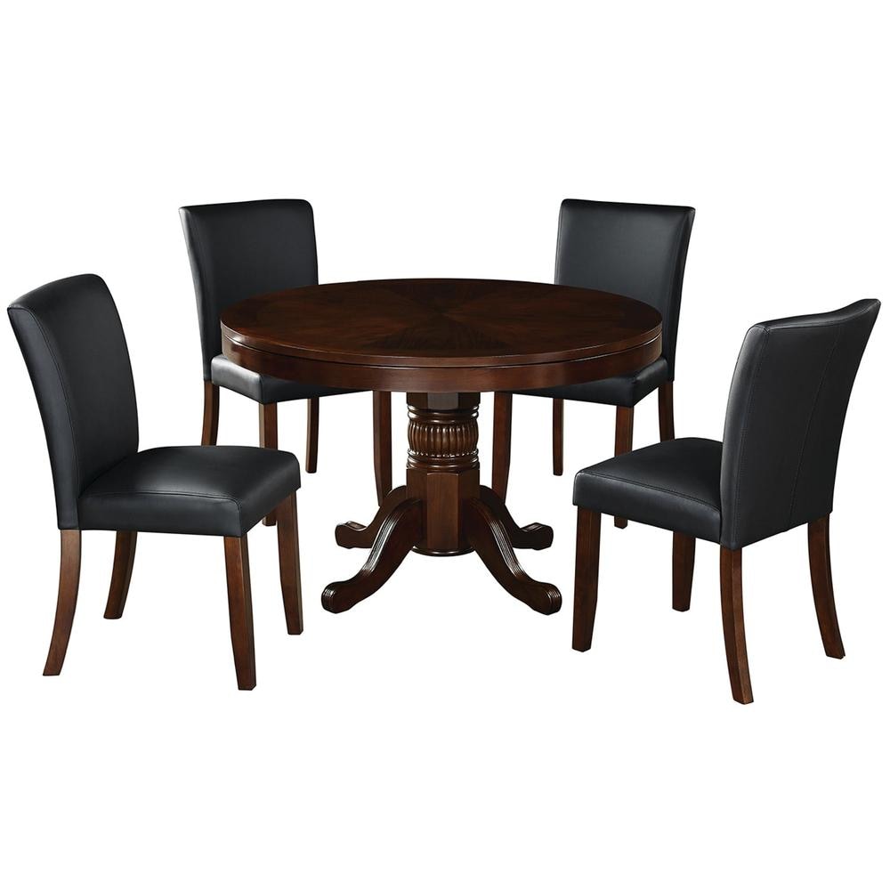 RAM Game Room 48" 2 IN 1 GAME TABLE x 4 DINING/GAME CHAIRS