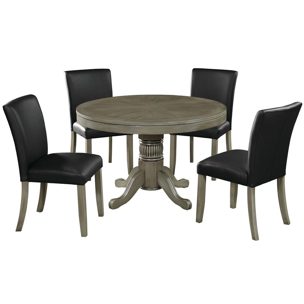 RAM Game Room 48" 2 IN 1 GAME TABLE x 4 DINING/GAME CHAIRS