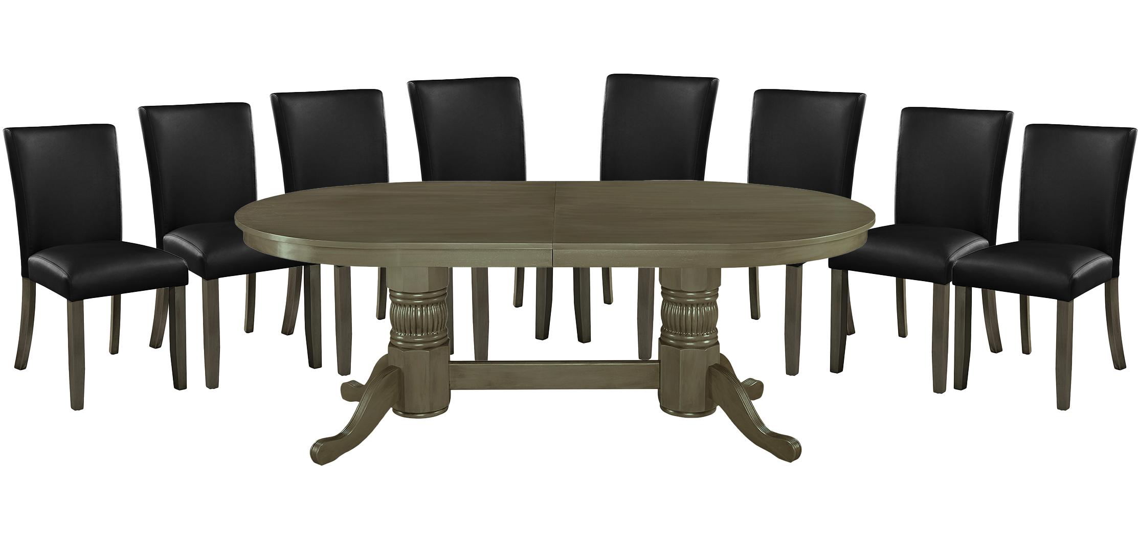 RAM Game Room 84" TEXAS HOLD'EM GAME TABLE x 8 DINING/GAME CHAIRS (Comes With Dining Top)