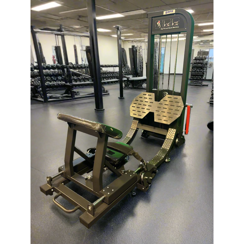 Selectorized Hip Thrust Glute Machine w/ 250lb Weight Stack (New)