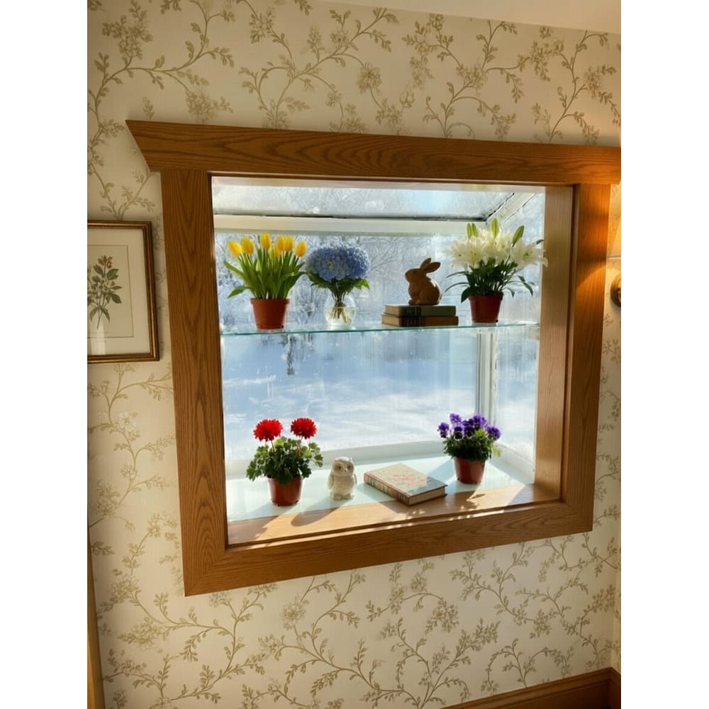 Janco Garden Window | Aluminum Greenhouse Window Kit, Low-E Tempered Glass or Lexan, Lifetime Warranty