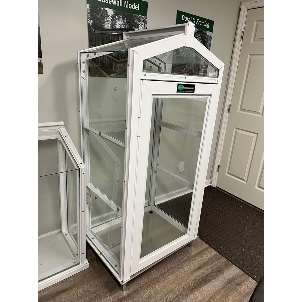 Janco Garden Curio Indoor/Outdoor Mini Greenhouse Cabinet | Aluminum Frame, Glass or Lexan, Lifetime Warranty