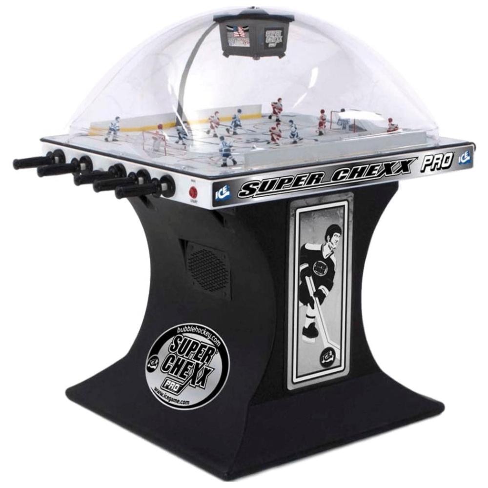 ICE Super Chexx NHL Licensed Bubble Hockey Table | Official NHL Graphics, Lexan Dome, 2-4 Players