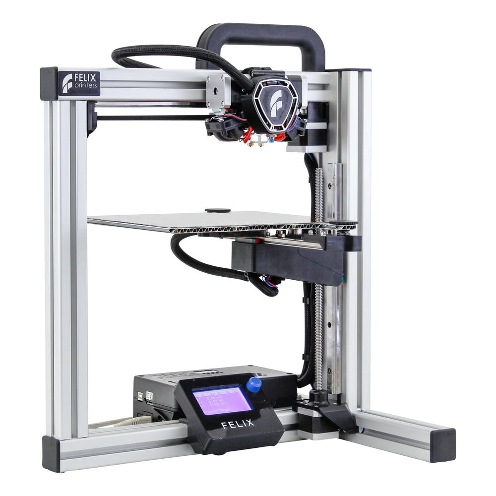FELIXprinters Tec 4 Desktop 3D Printer | Single or Dual Extruder, 255 x 205 x 225 mm, Full Metal Hot-Ends