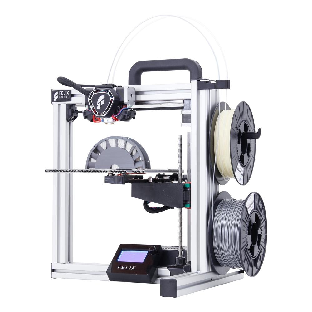 FELIXprinters Tec 4 Desktop 3D Printer | Single or Dual Extruder, 255 x 205 x 225 mm, Full Metal Hot-Ends
