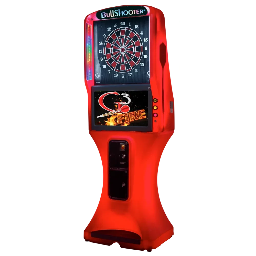 Arachnid Galaxy 3 Plus MS1000 Commercial Electronic Dart Machine | 19" LCD, LED Target, Online Play