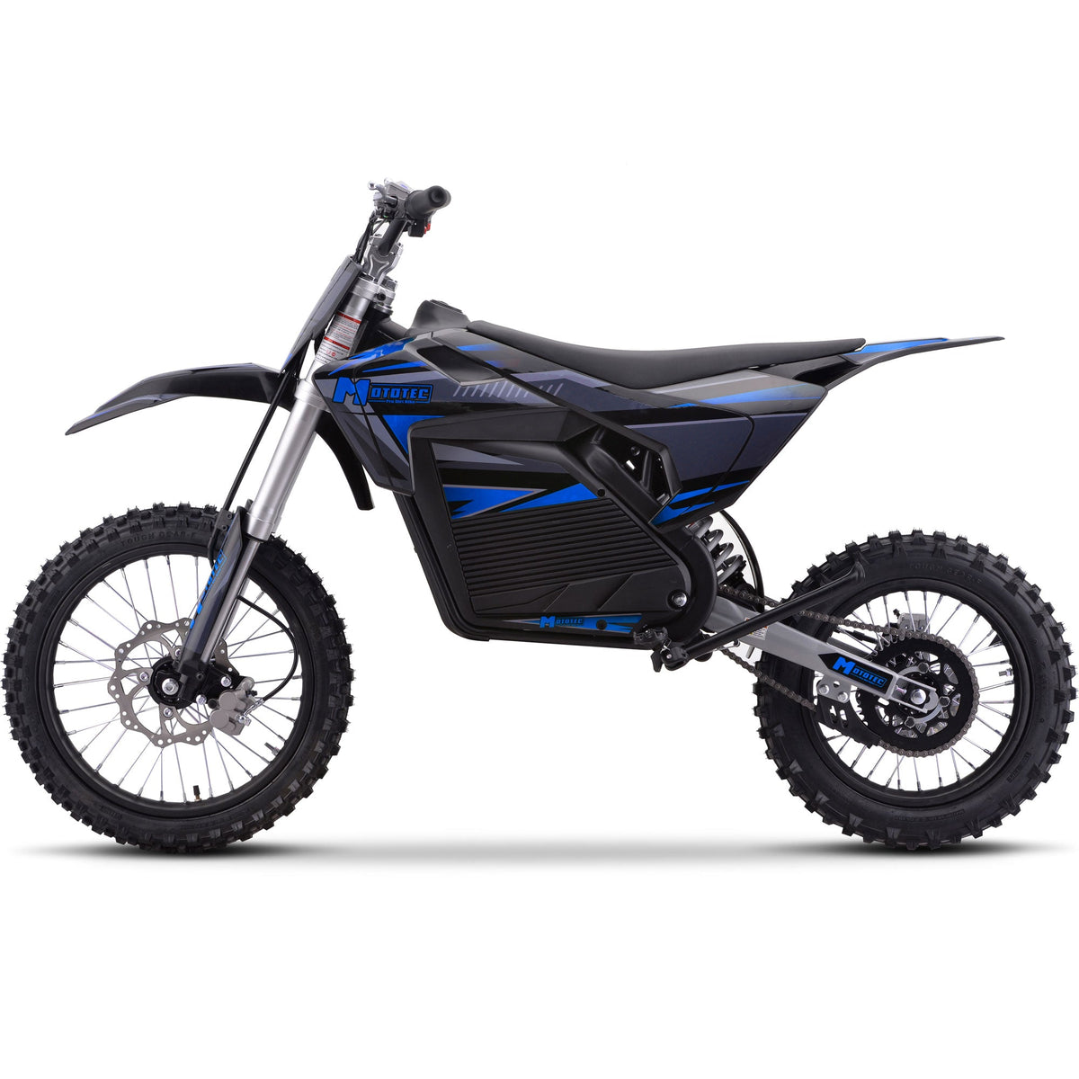 Full Battery 72V 5000W Electric Dirt Bike | 50 MPH, 40-Mile Range, Hydraulic Suspension & Brakes