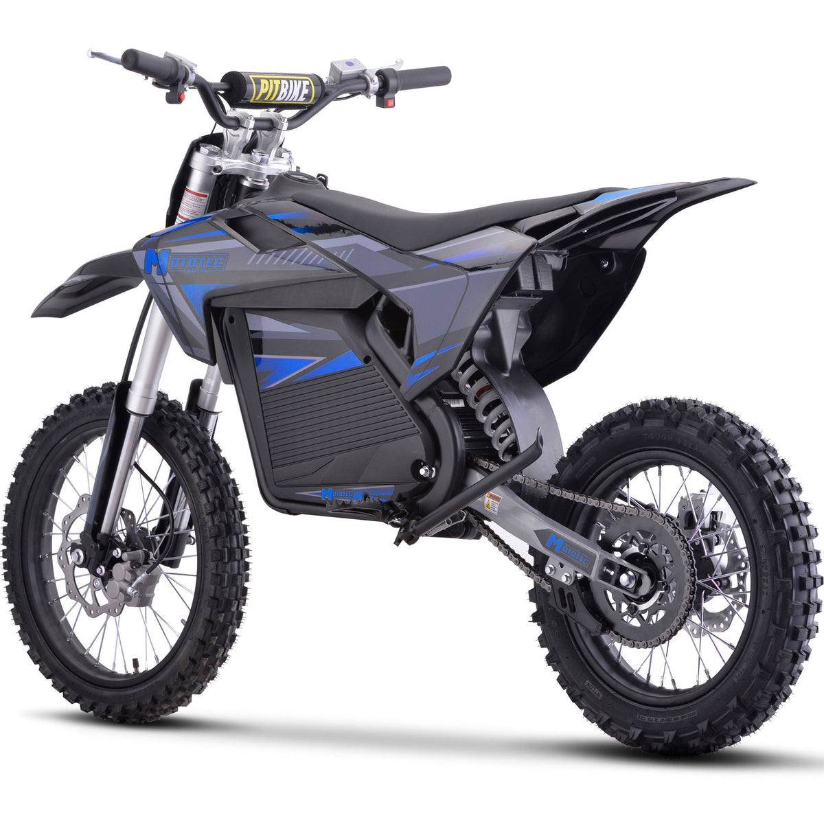 Full Battery 72V 5000W Electric Dirt Bike | 50 MPH, 40-Mile Range, Hydraulic Suspension & Brakes