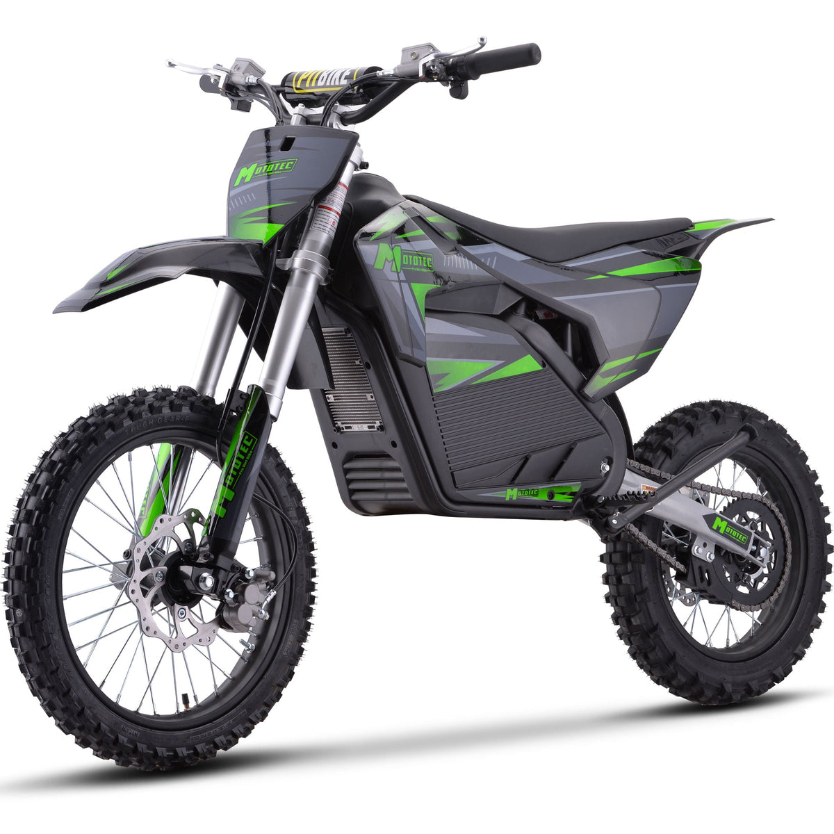 Full Battery 72V 5000W Electric Dirt Bike | 50 MPH, 40-Mile Range, Hydraulic Suspension & Brakes