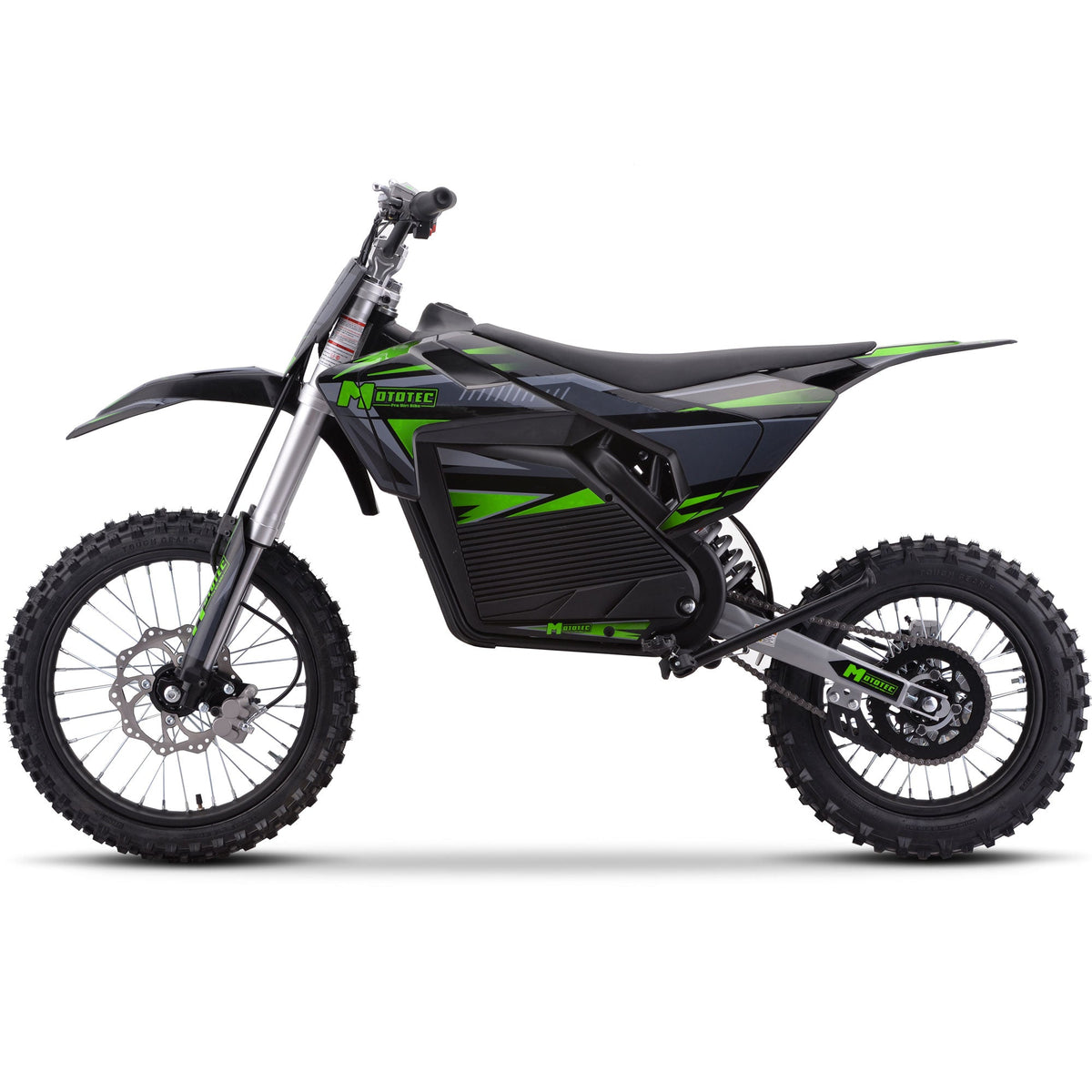 Full Battery 72V 5000W Electric Dirt Bike | 50 MPH, 40-Mile Range, Hydraulic Suspension & Brakes