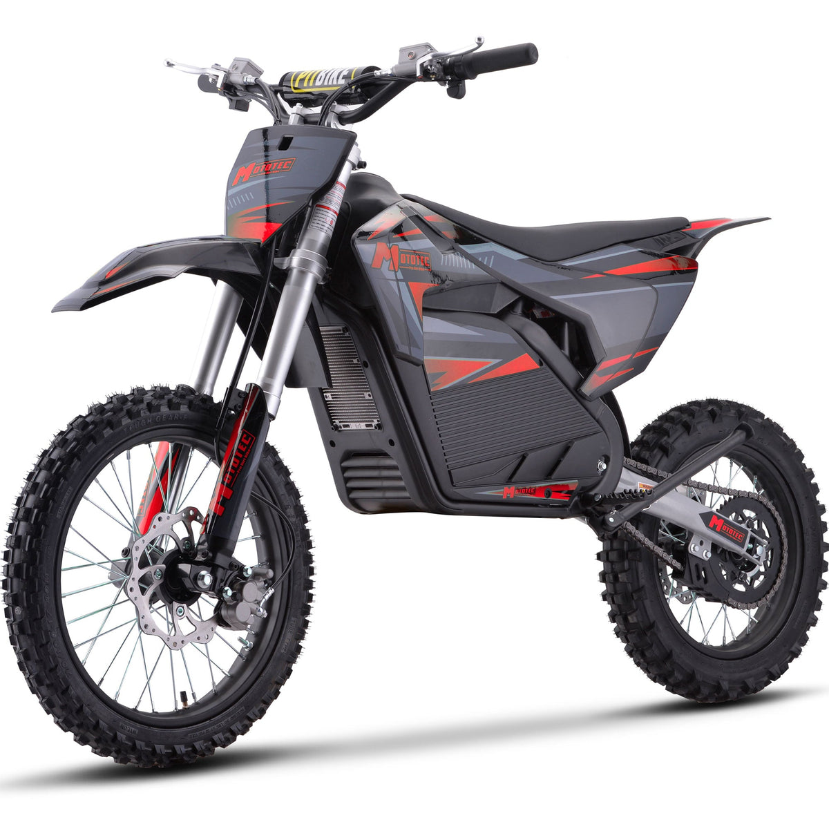 Full Battery 72V 5000W Electric Dirt Bike | 50 MPH, 40-Mile Range, Hydraulic Suspension & Brakes