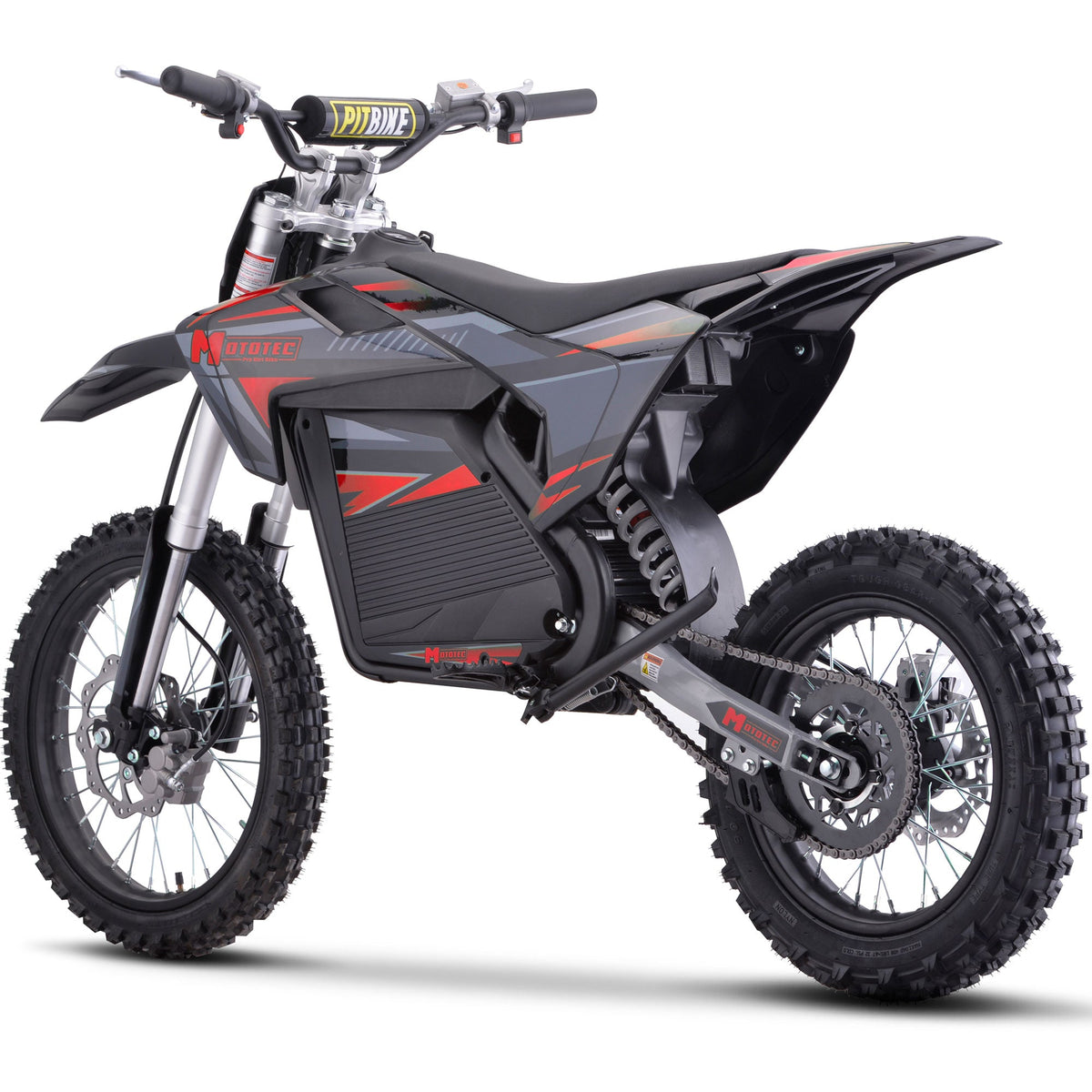 Full Battery 72V 5000W Electric Dirt Bike | 50 MPH, 40-Mile Range, Hydraulic Suspension & Brakes