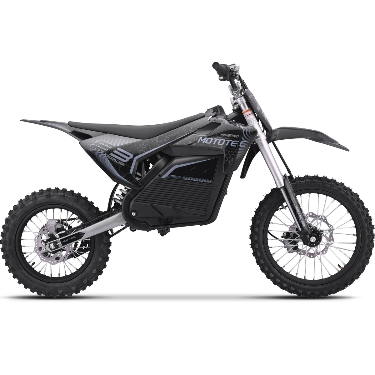 Full Battery 72V 5000W Electric Dirt Bike | 50 MPH, 40-Mile Range, Hydraulic Suspension & Brakes