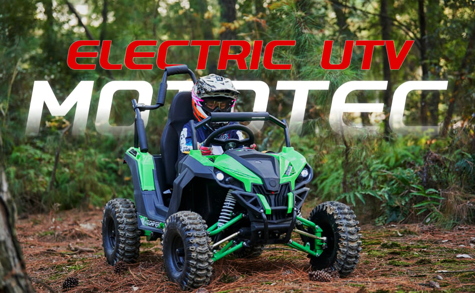 Full Battery 48V 1200W Electric Mini UTV | Full Suspension, Factory Box or Assembled & Tested