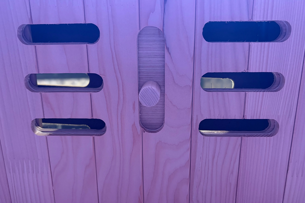 Blisspod Malmo 1-2 Person Infrared Sauna | Red Light Therapy, Low EMF Carbon Heaters, Chromotherapy