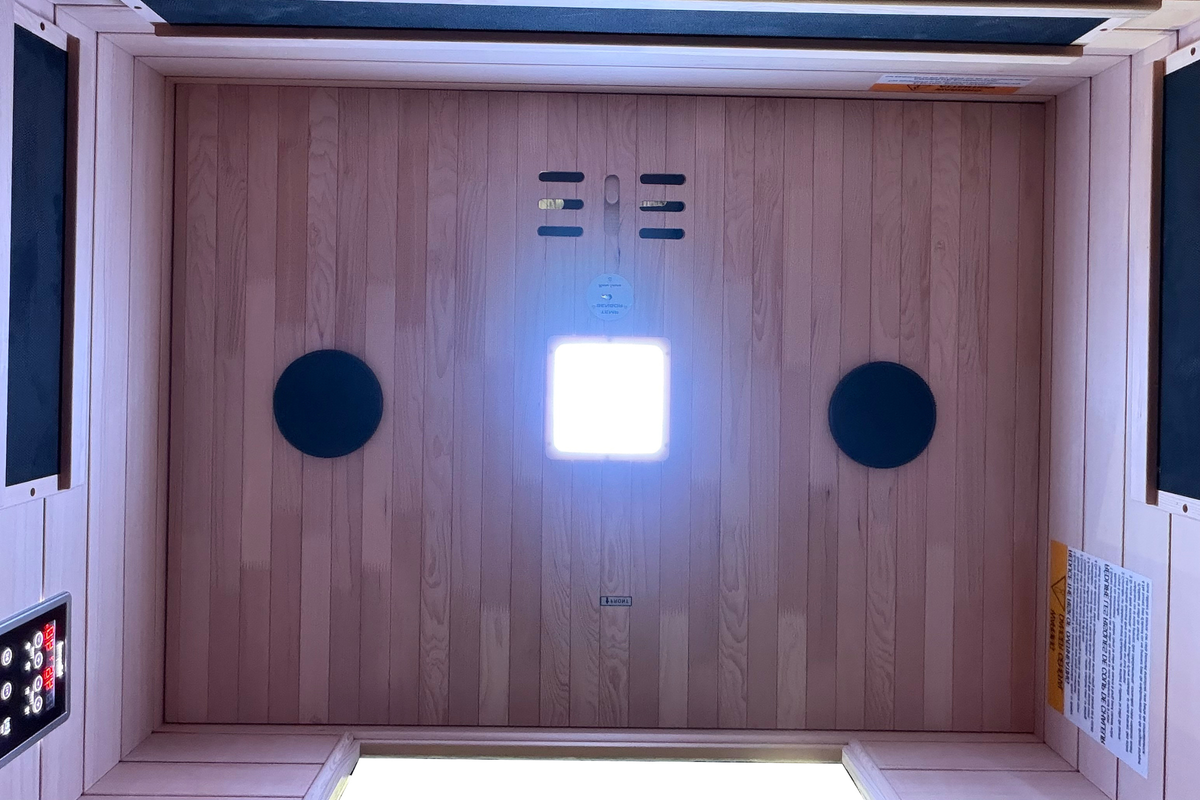 Blisspod Malmo 1-2 Person Infrared Sauna | Red Light Therapy, Low EMF Carbon Heaters, Chromotherapy