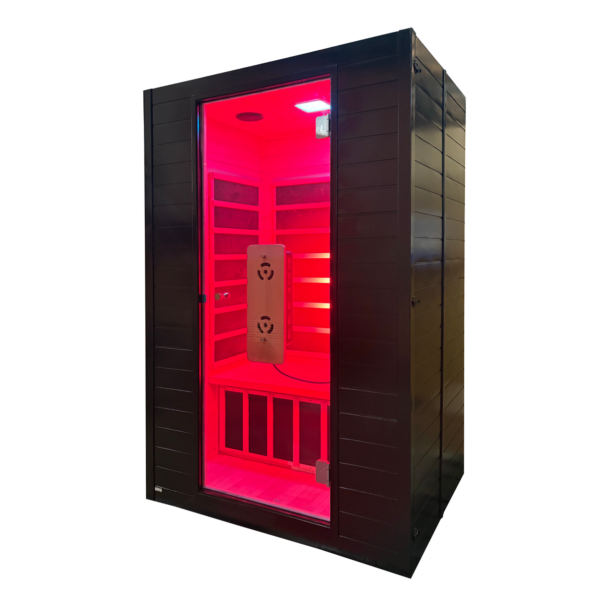 Blisspod Malmo 1-2 Person Infrared Sauna | Red Light Therapy, Low EMF Carbon Heaters, Chromotherapy