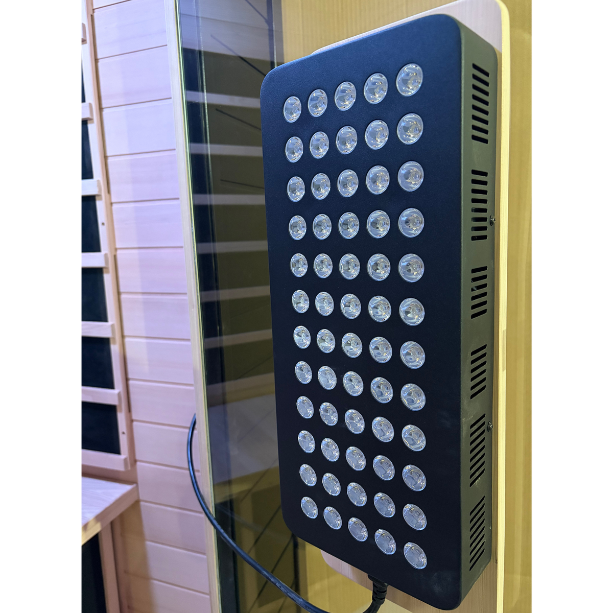 Blisspod Malmo 1-2 Person Infrared Sauna | Red Light Therapy, Low EMF Carbon Heaters, Chromotherapy