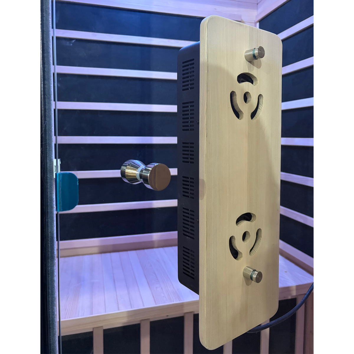 Blisspod Malmo 1-2 Person Infrared Sauna | Red Light Therapy, Low EMF Carbon Heaters, Chromotherapy