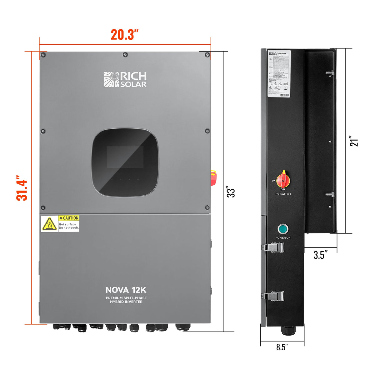 RICH SOLAR NOVA 12K Hybrid Inverter - view 7