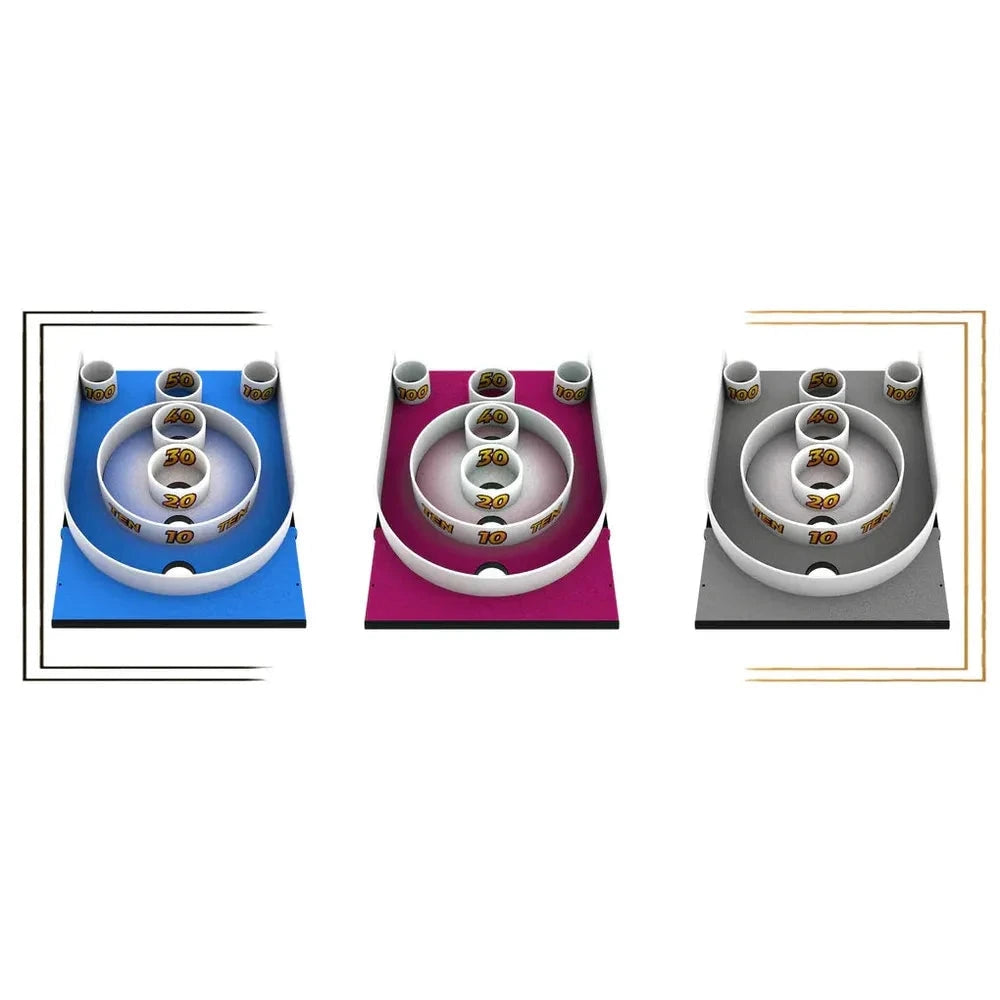 ICE Ice Ball Pro Alley Roller Arcade Game | Skee-Ball Style, RGB LED Lighting, 27 Color Combinations