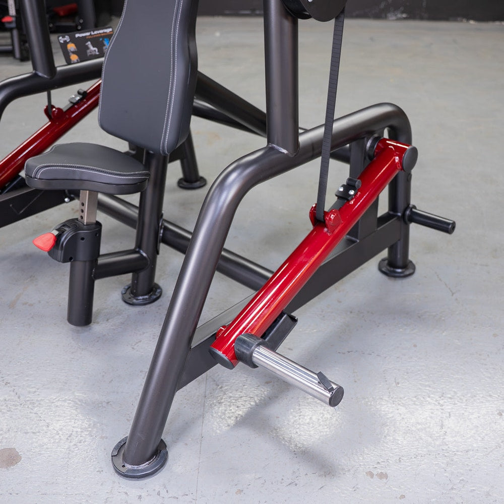 Muscle D Fitness Power Leverage V2 Pullover | Dual-Hinge Design, Gas-Assisted Seat, Lat and Chest