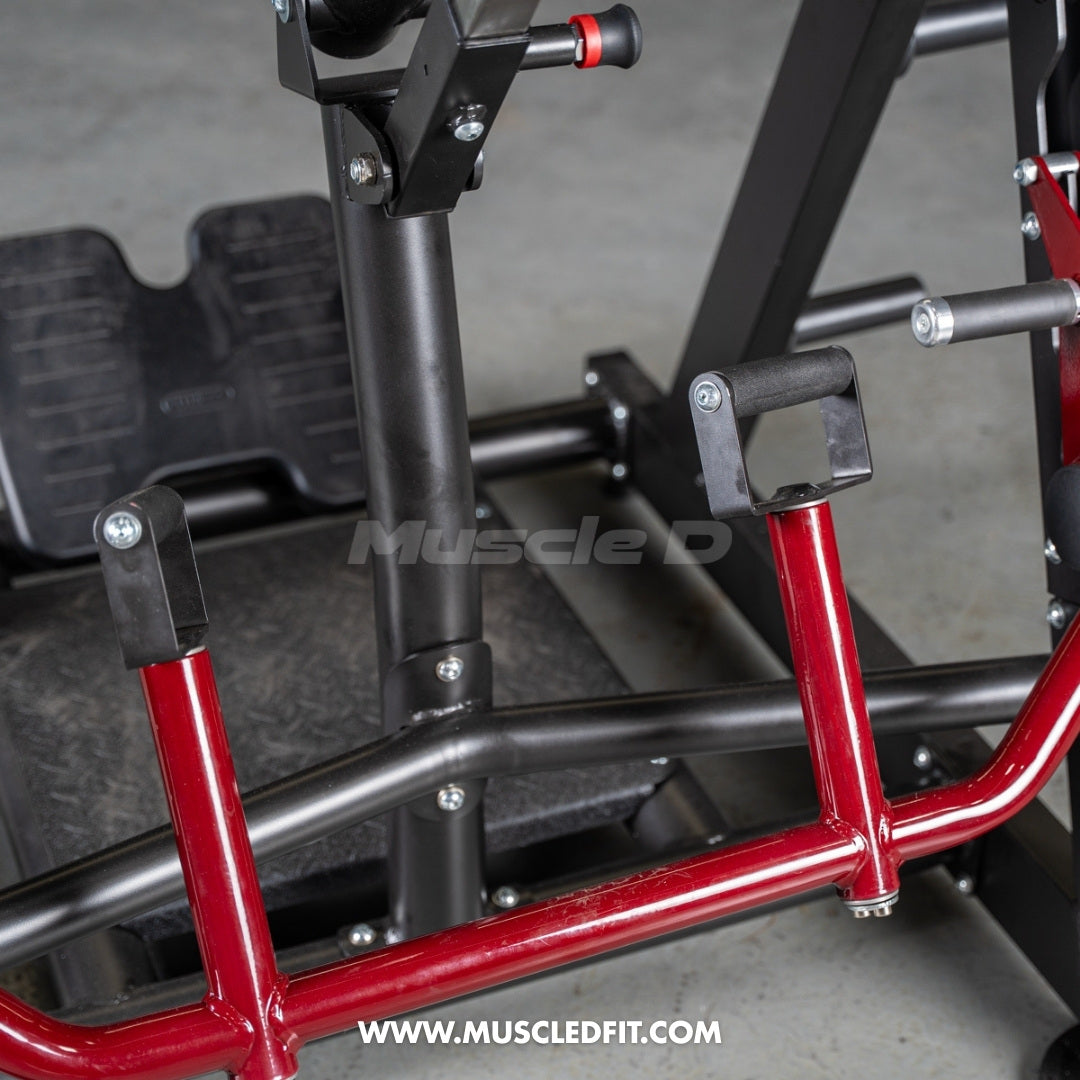 Power Leverage V2 Chest Supported Linear Bearing Row Machine | Muscle D Fitness
