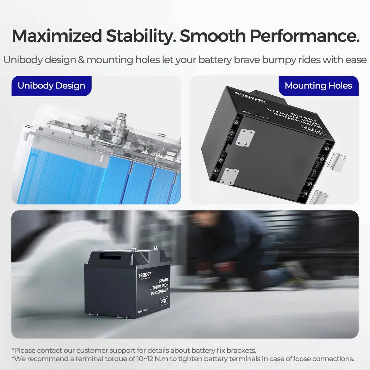 Renogy PRO 12V 100Ah Smart LiFePO4 Battery - view 9