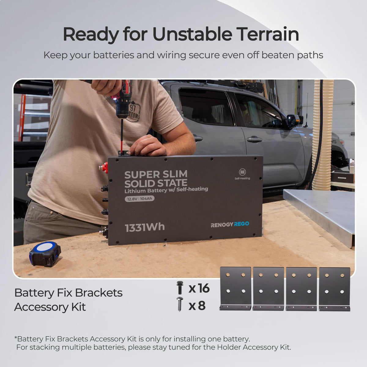 Renogy REGO 12V 104Ah Super Slim LiFePO4 Battery - view 15