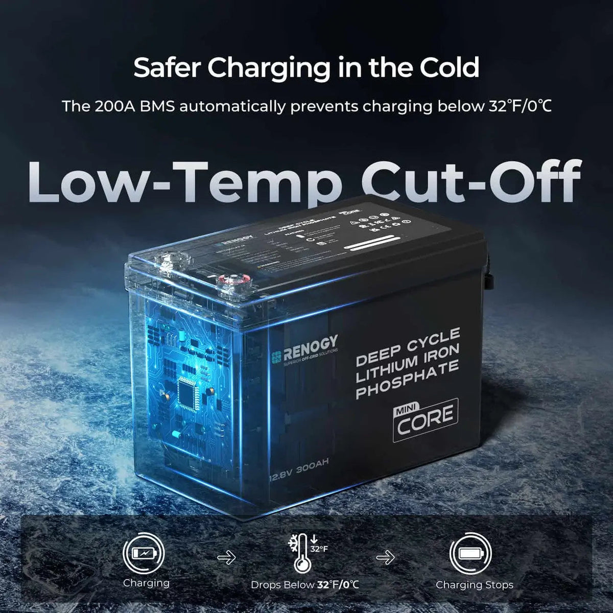 Renogy Core Mini 12V 300Ah LiFePO4 Battery - view 6