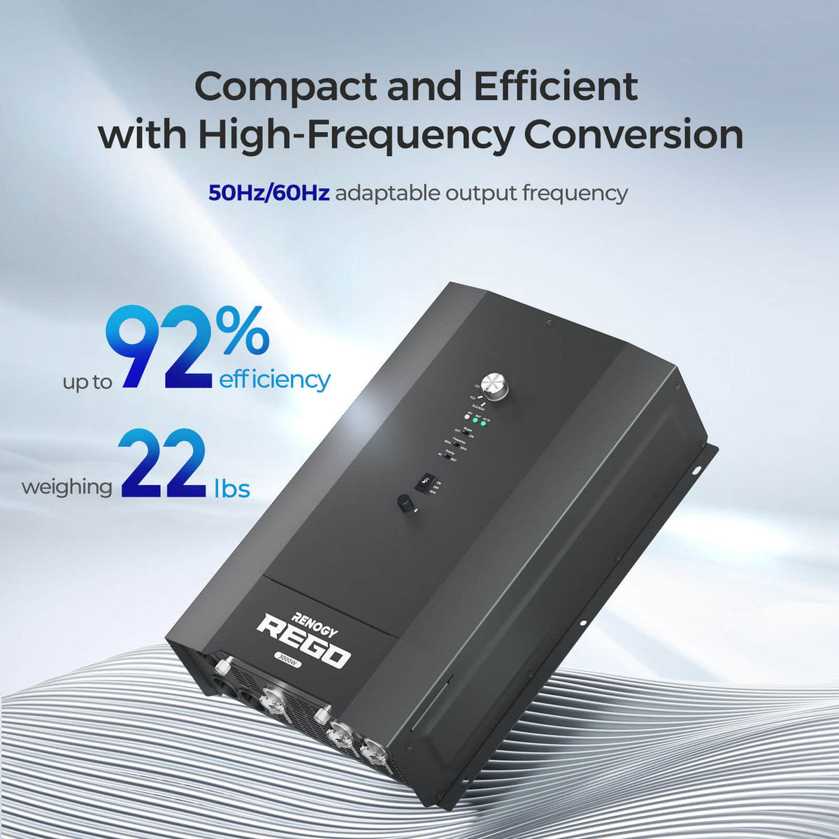Renogy REGO 3000W 12V Split-Phase Inverter Charger - view 3