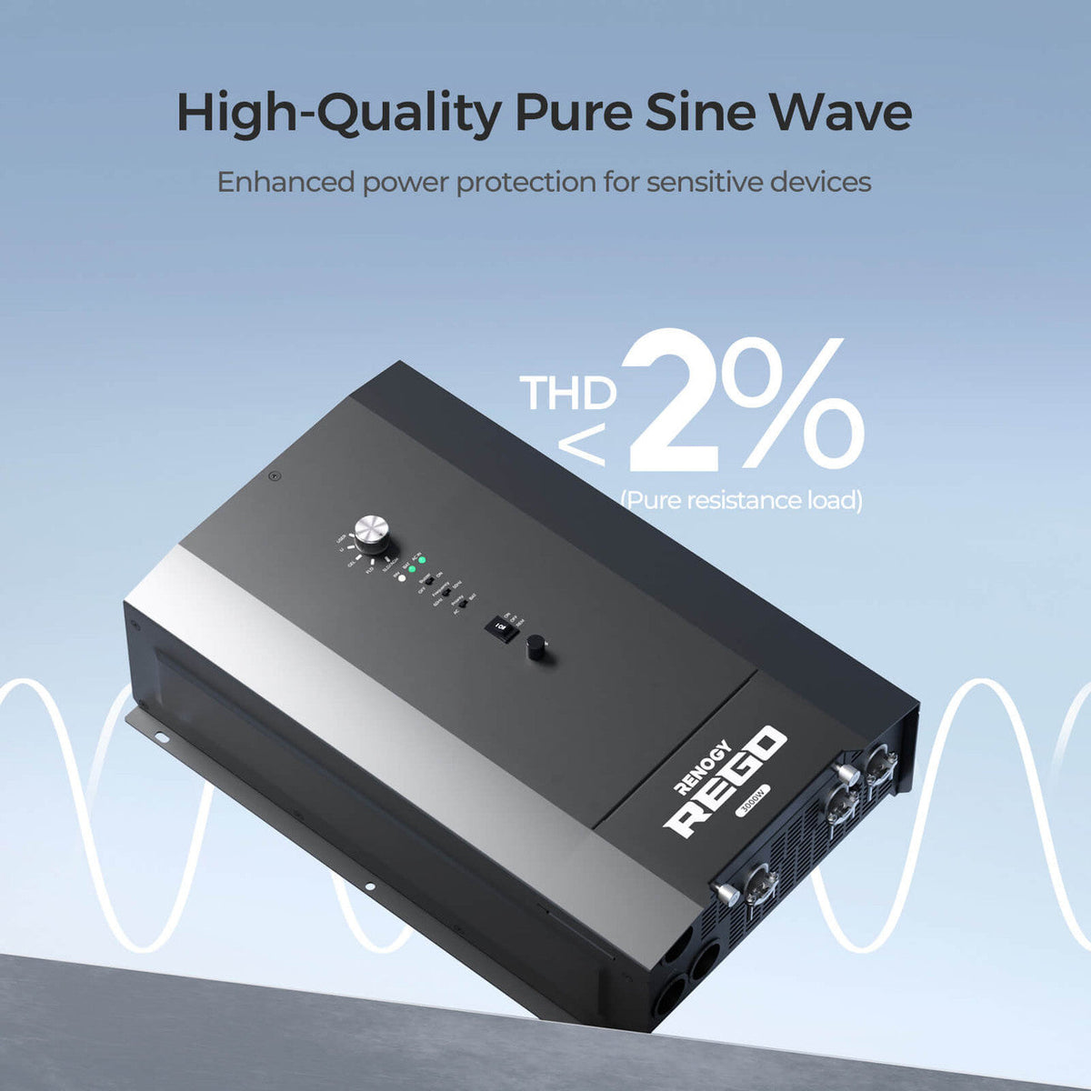 Renogy REGO 3000W 12V Split-Phase Inverter Charger - view 5