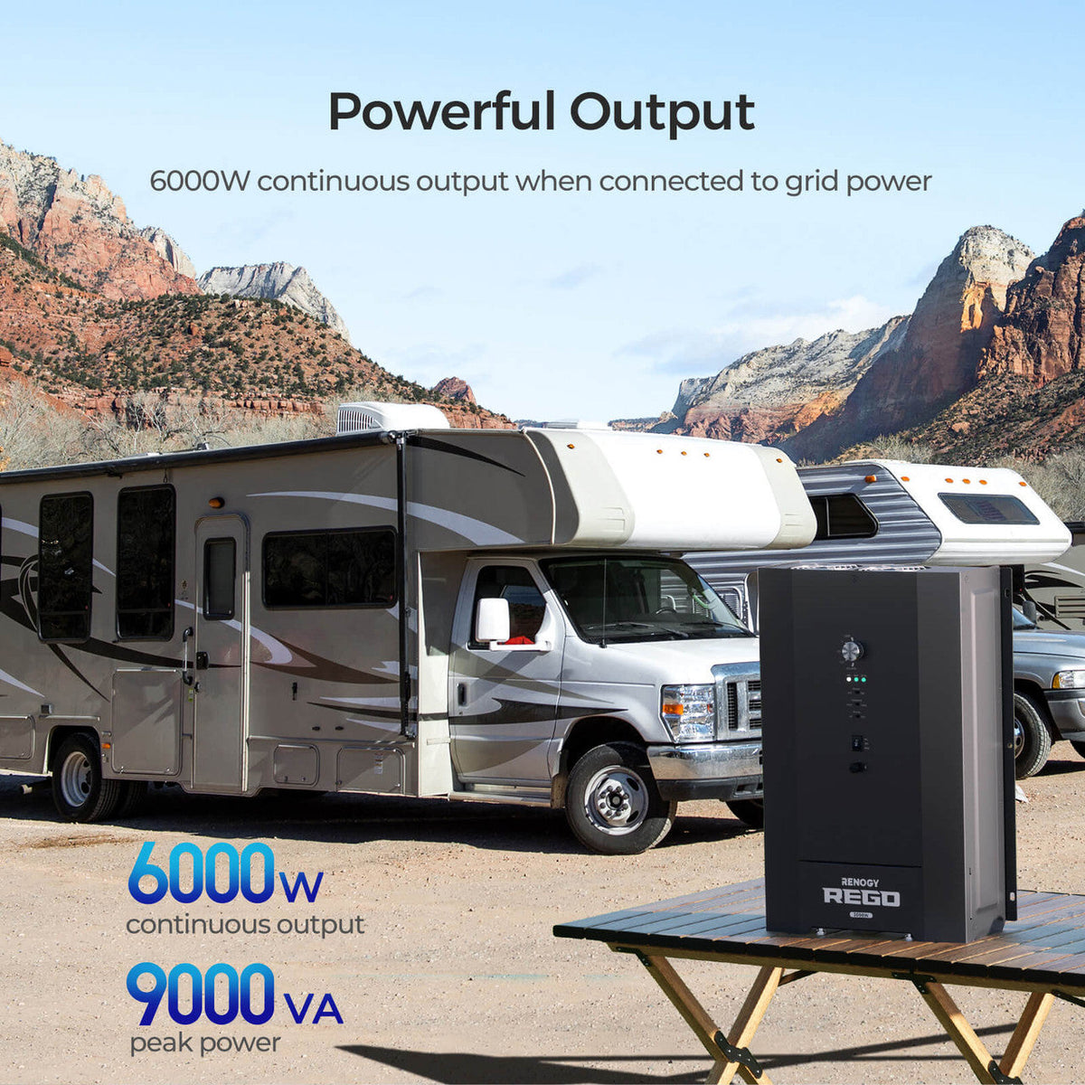 Renogy REGO 3000W 12V Split-Phase Inverter Charger - view 6