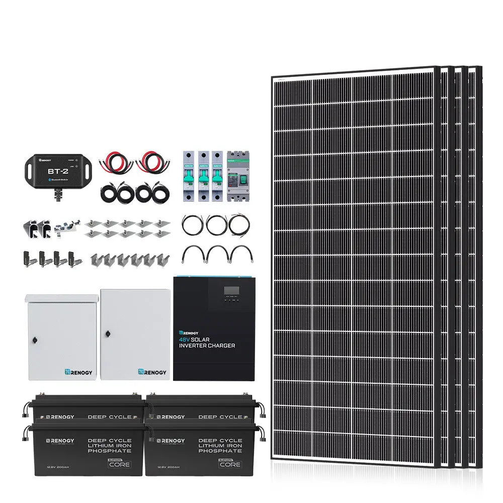 Renogy 1200W / 2500W 48V Complete Solar Cabin Kit - view 4